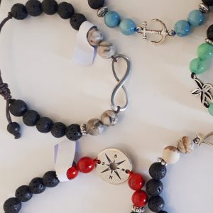 Lavastein Aromaschmuck für ätherische Öle