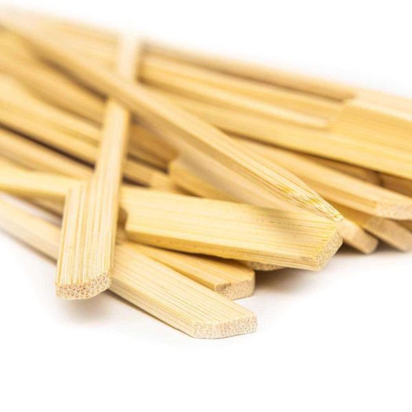 Grillsticks mit breitem Griff aus Bambus – Bild 3