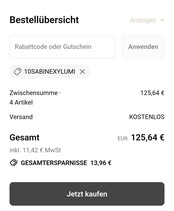 !! minus 10% auf Ylumi Produkte